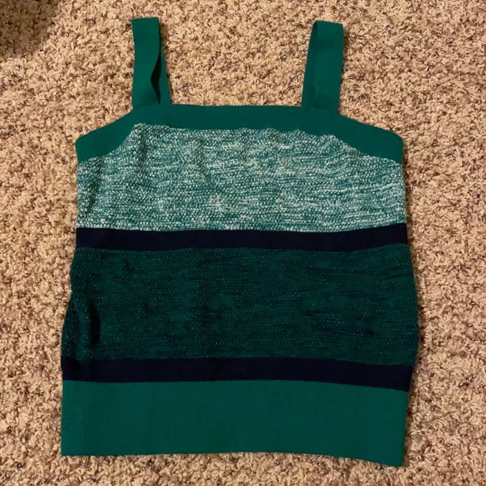 Banana Republic Kelley green sweater tank top